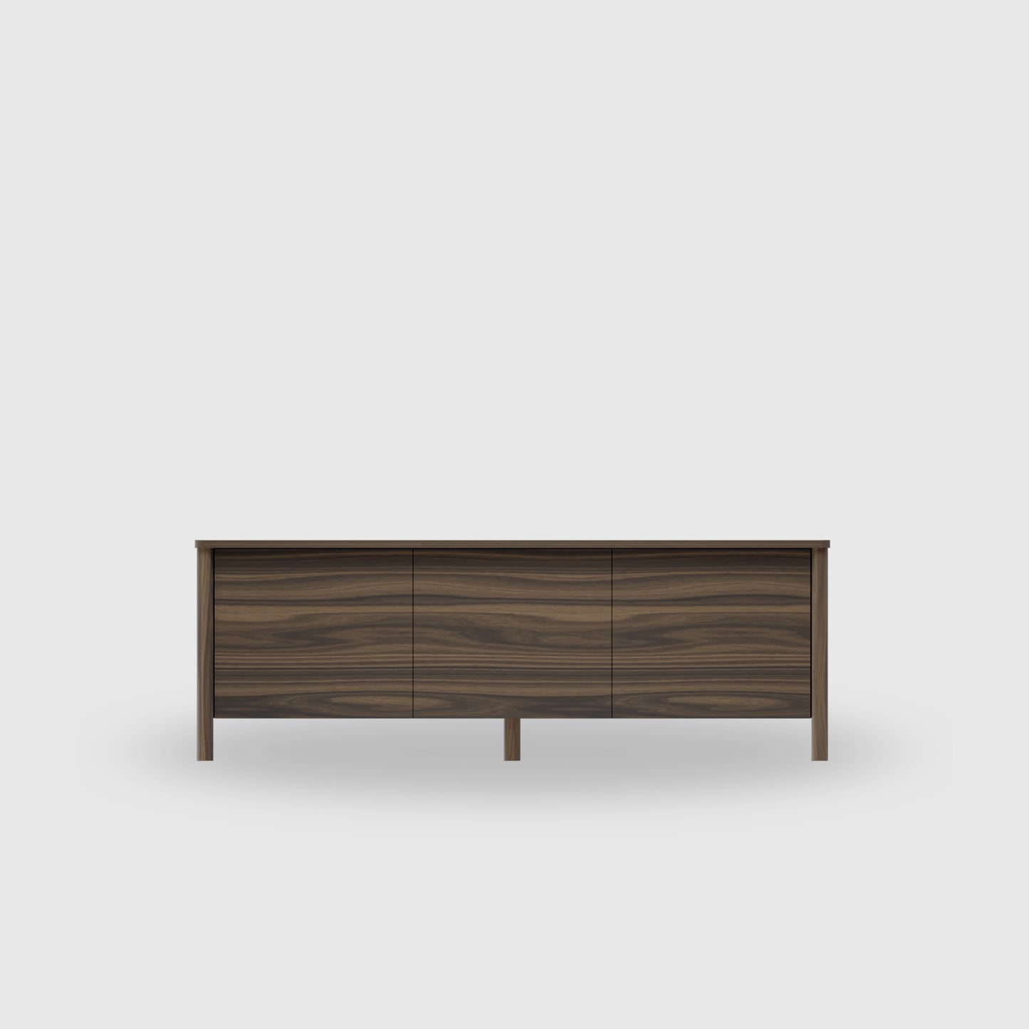 Doug 3 Door TV Unit - Timber