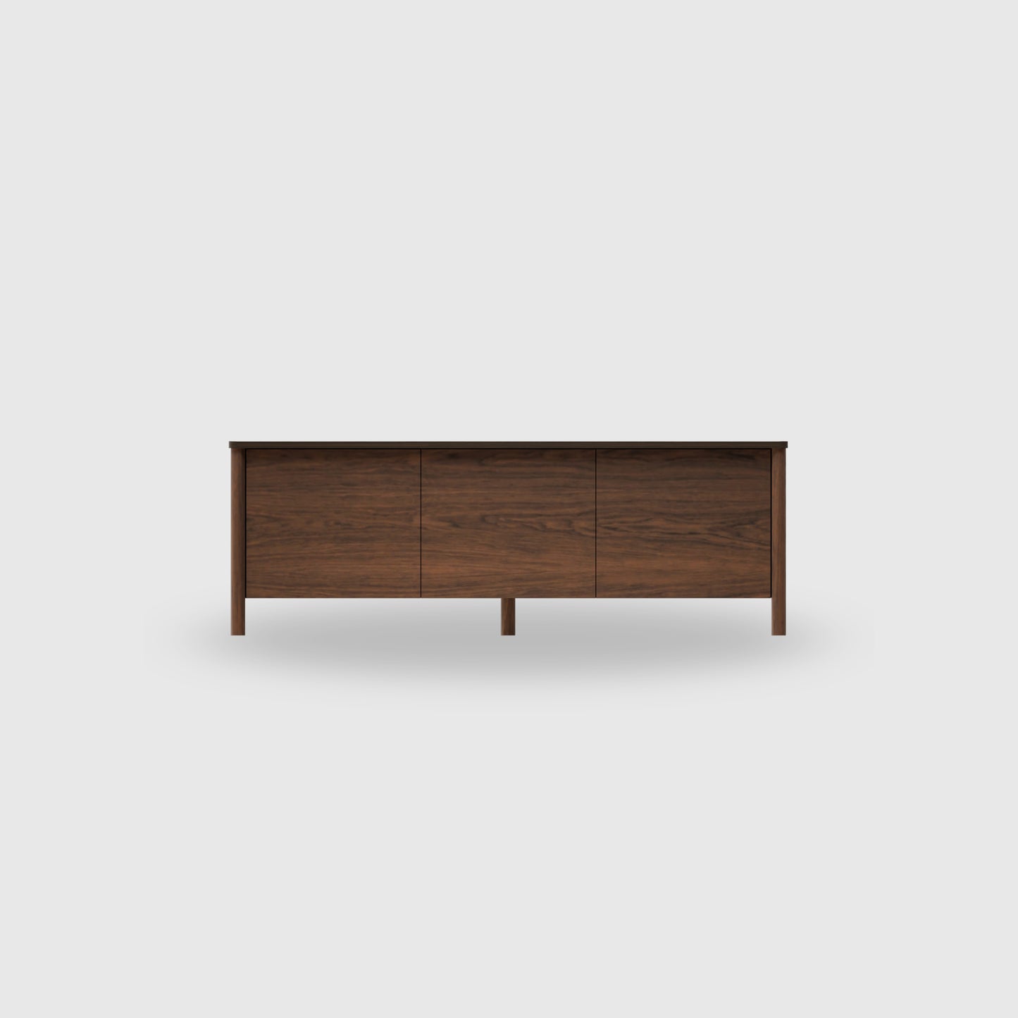 Doug 3 Door TV Unit - Timber