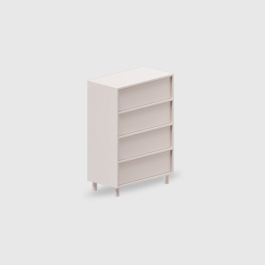 Orlo 4 Drawer Tallboy - Colour