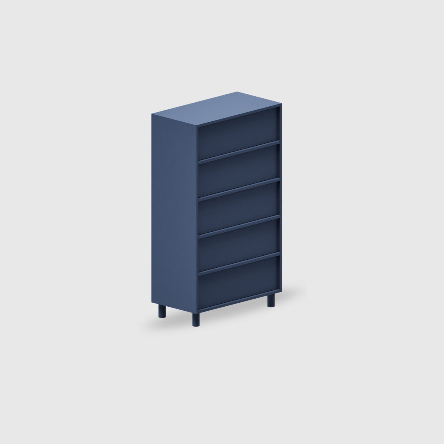 Orlo 5 Drawer Tallboy - Colour