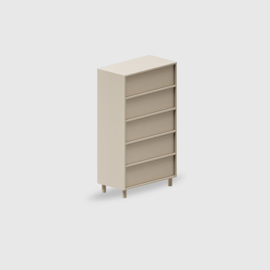 Orlo 5 Drawer Tallboy - Colour