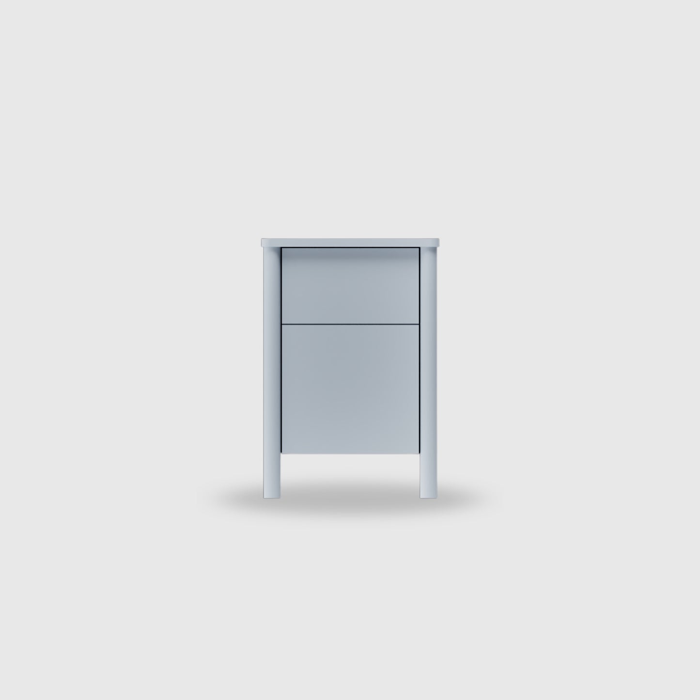 Doug 2 Drawer Bedside - Colour