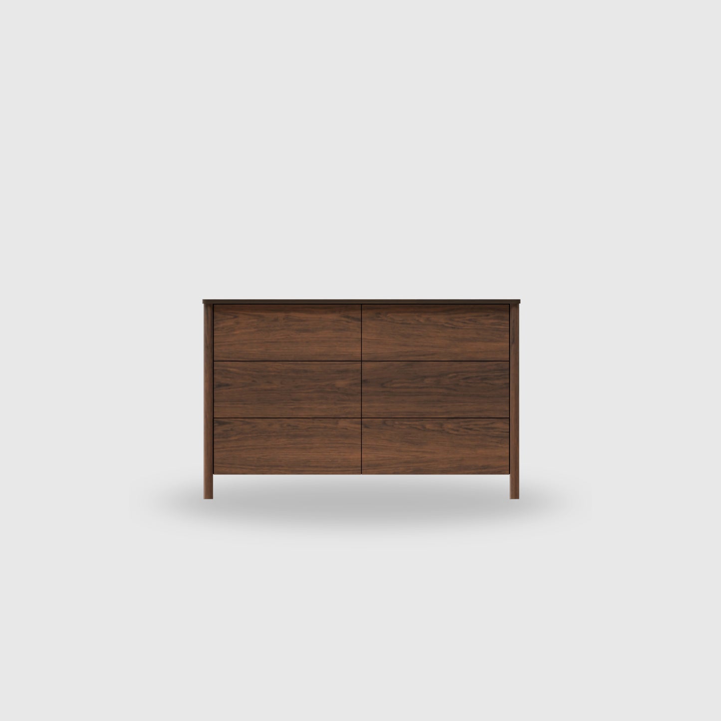 Doug 6 Drawer Lowboy - Timber