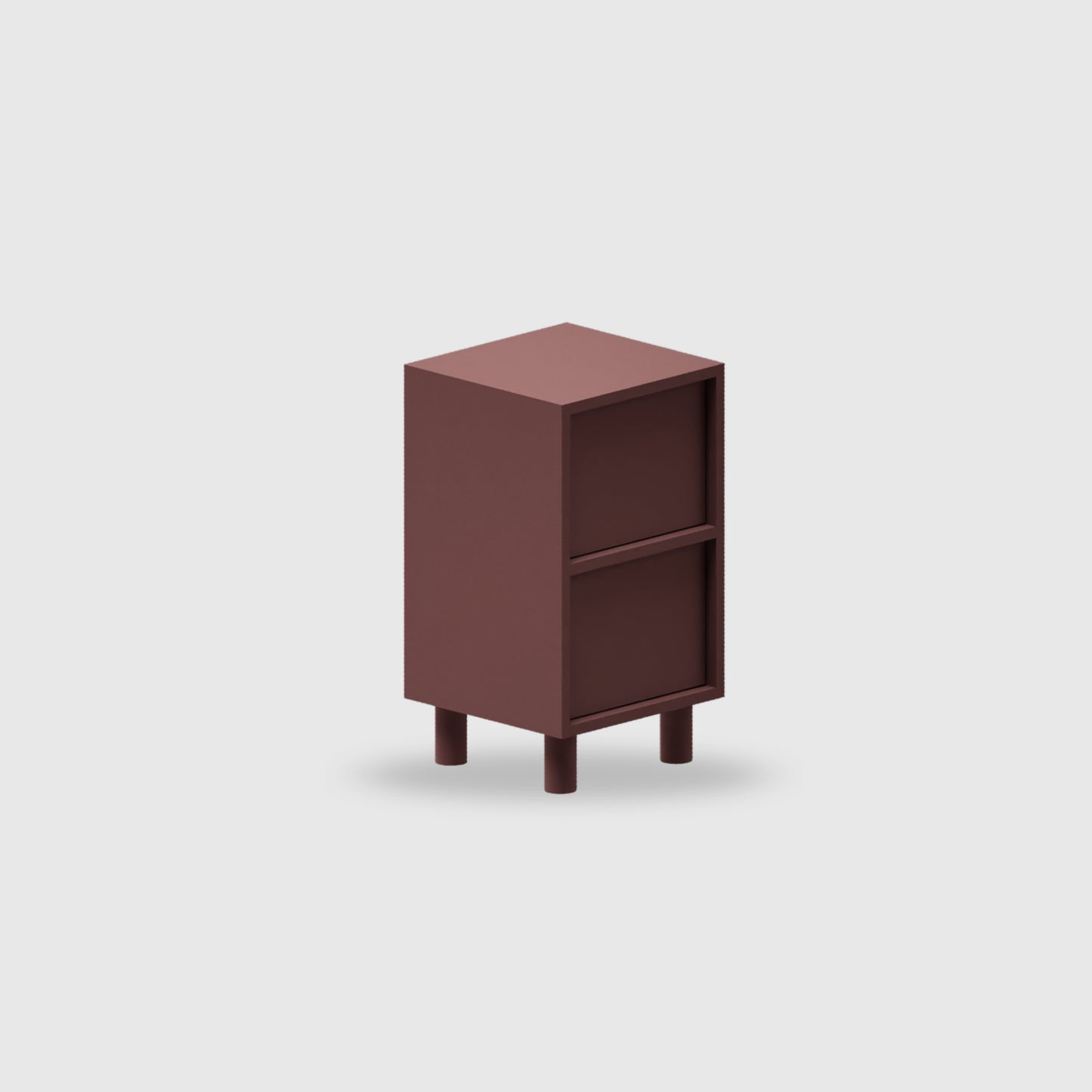 Orlo 2 Drawer Bedside - Colour