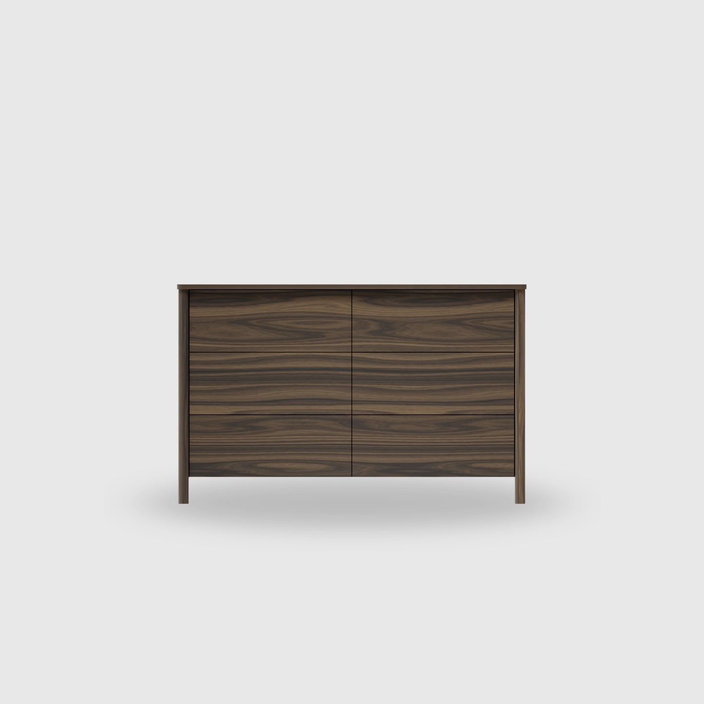 Doug 6 Drawer Lowboy - Timber