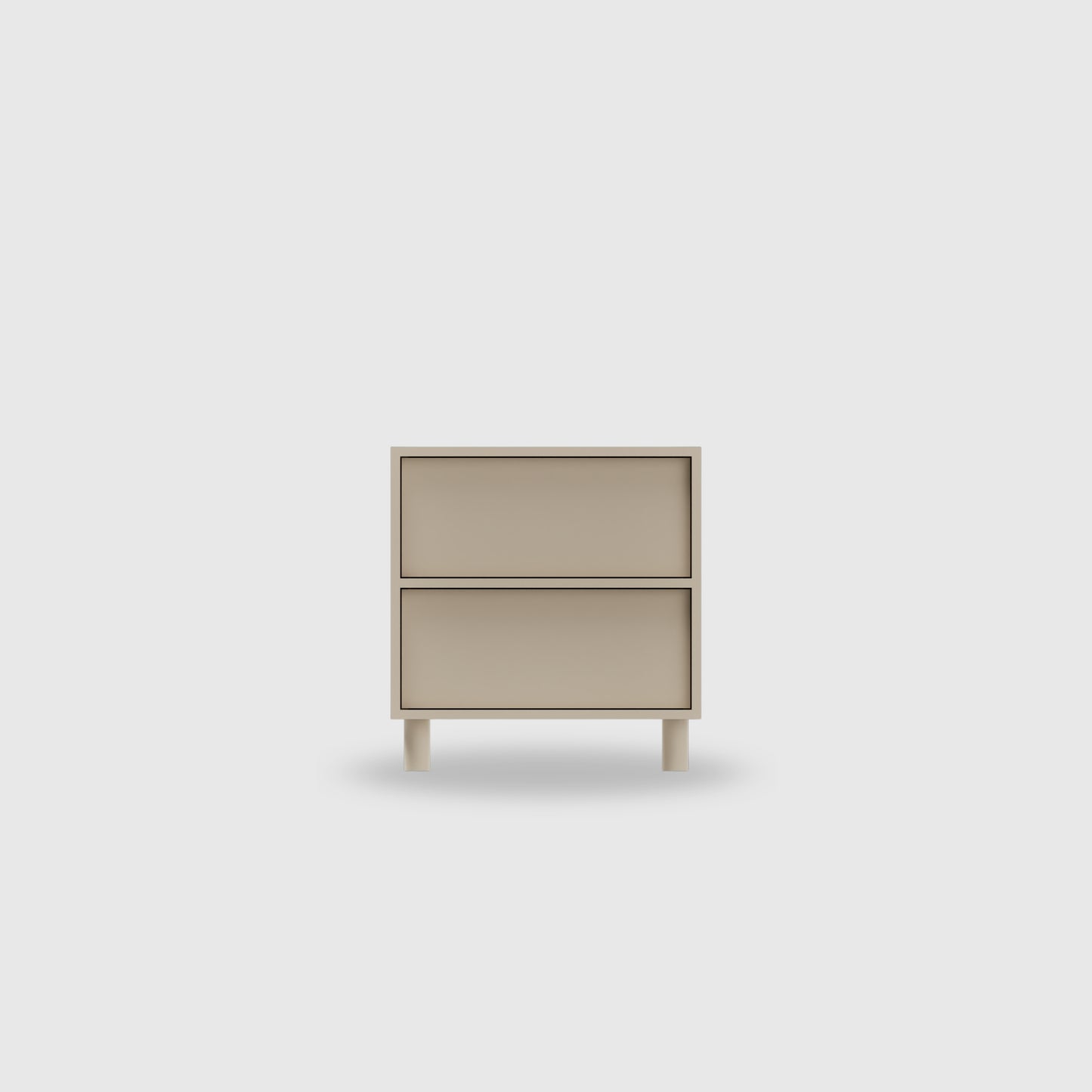 Orlo 2 Drawer Bedside - Colour