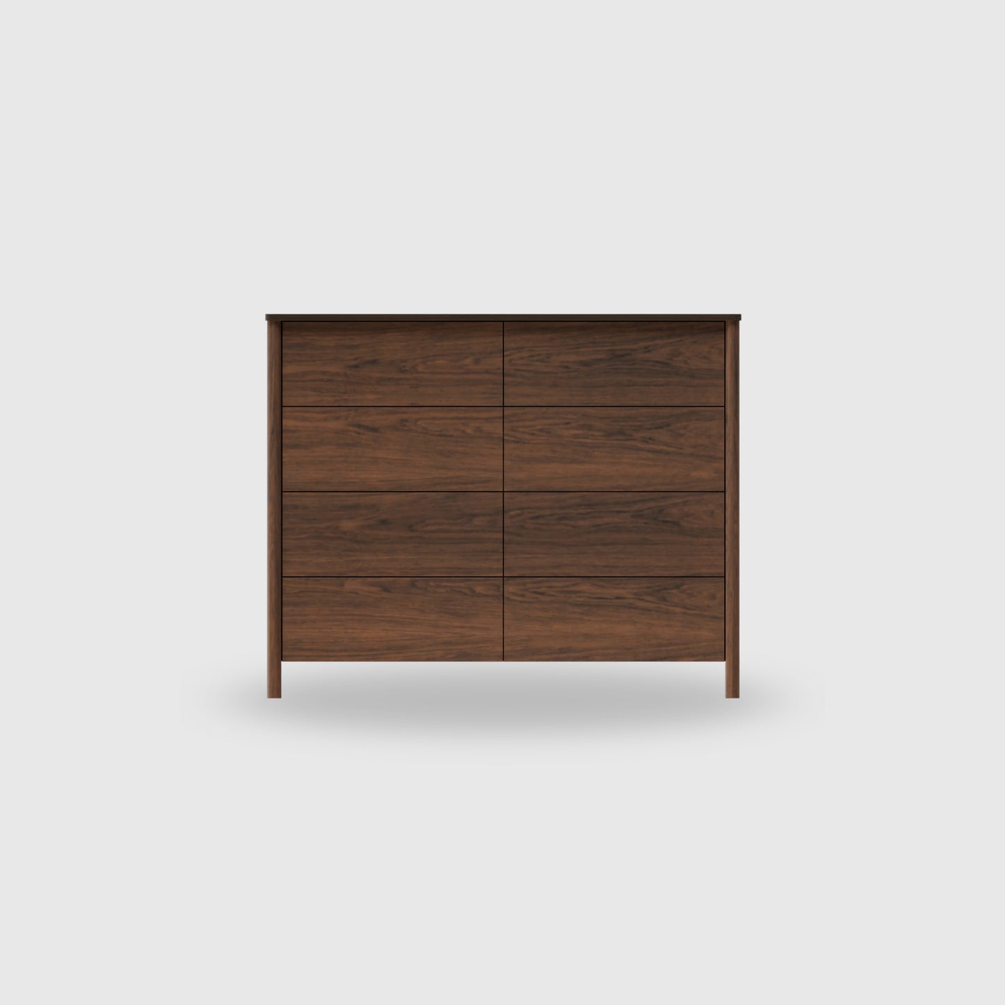 Doug 8 Drawer Lowboy - Timber