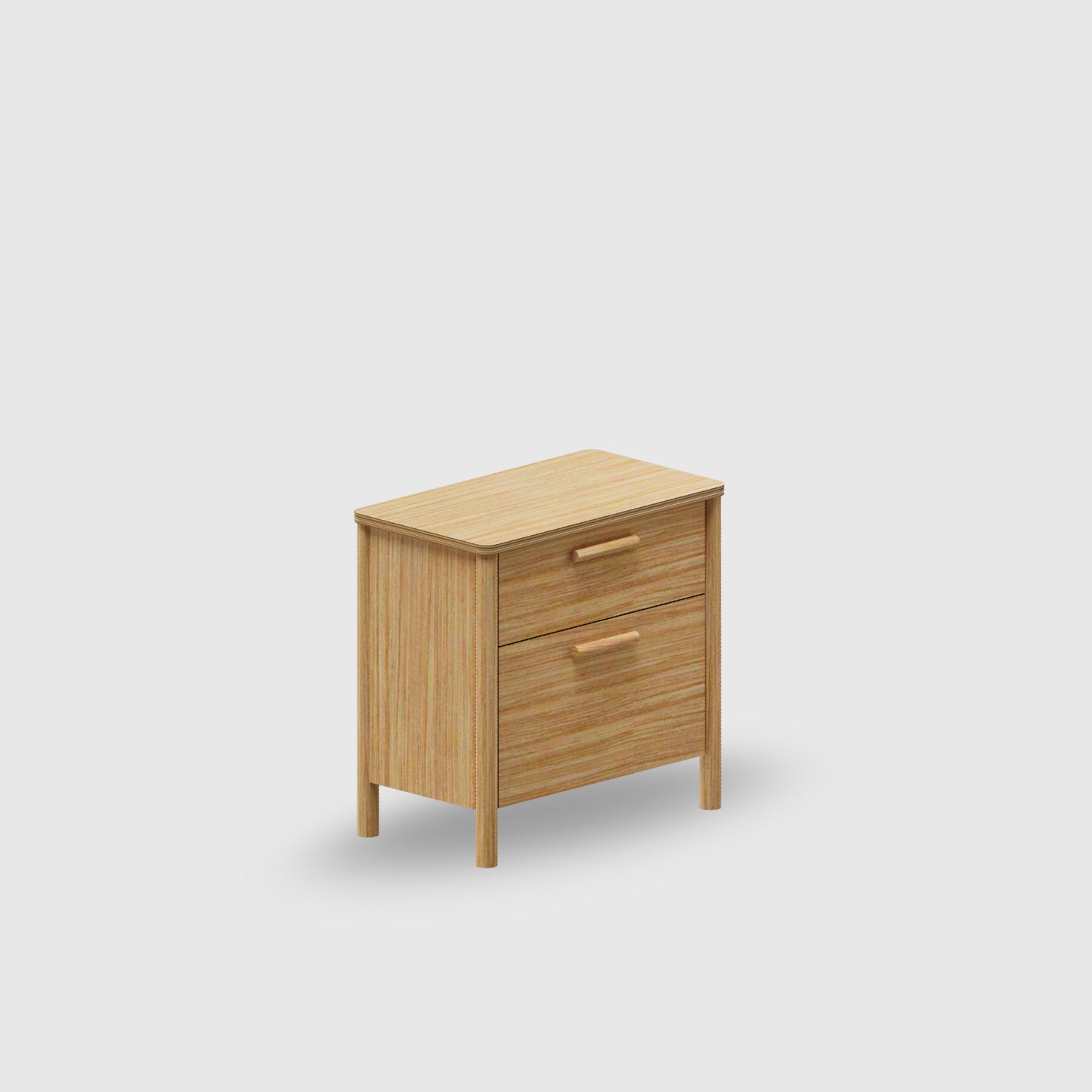 Doug 2 Drawer Bedside