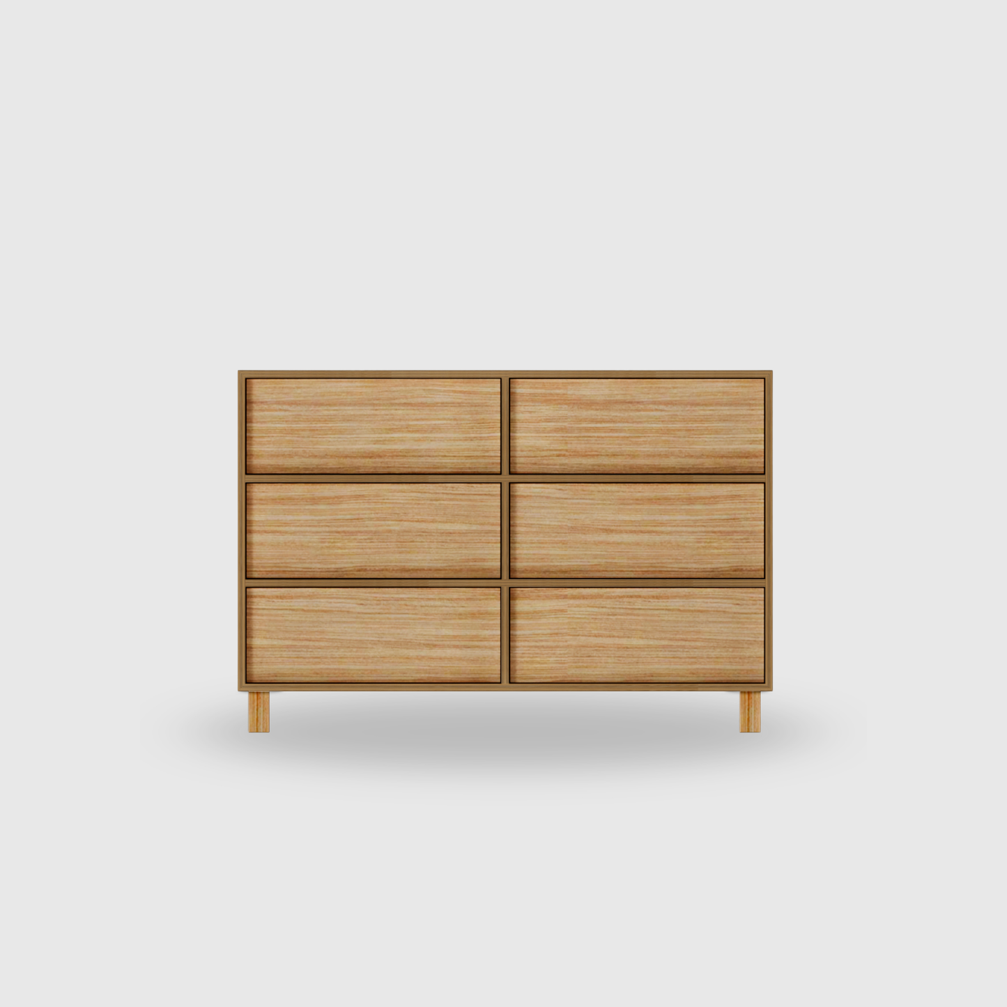 Orlo 6 Drawer Lowboy