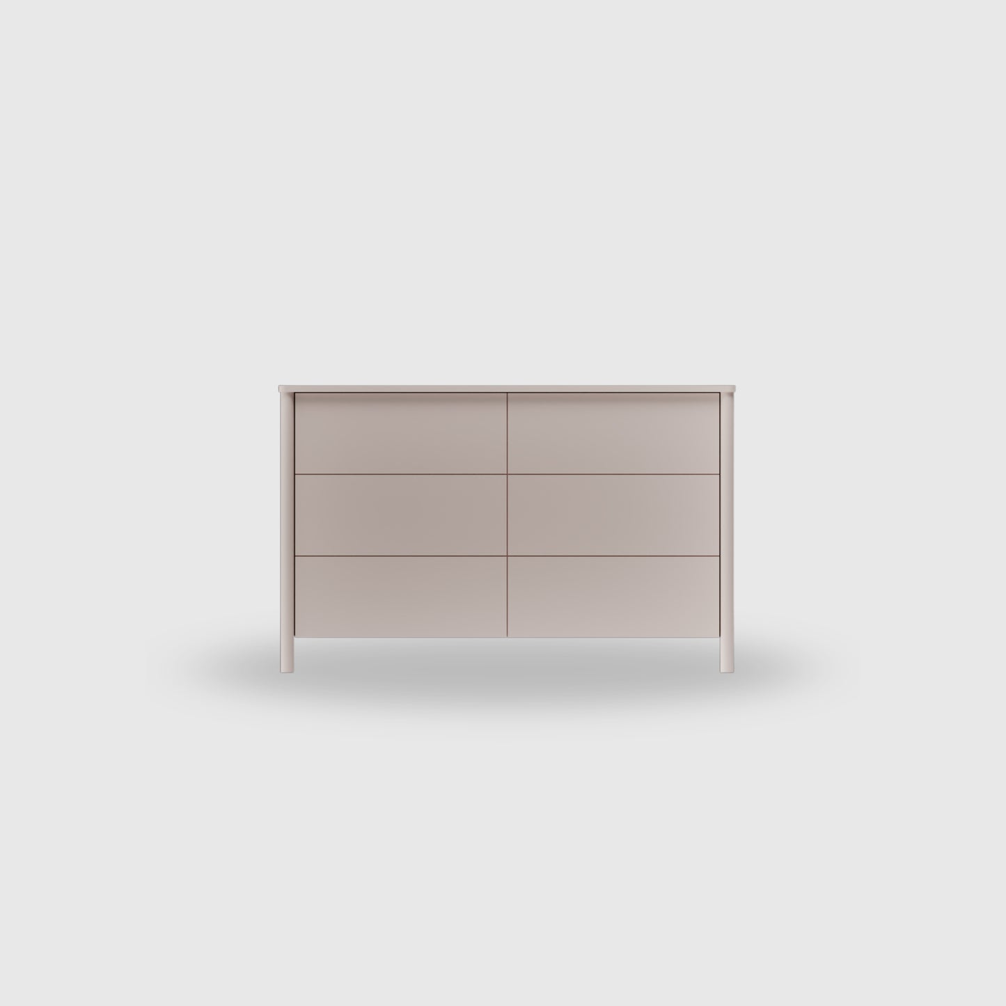 Doug 6 Drawer Lowboy - Colour
