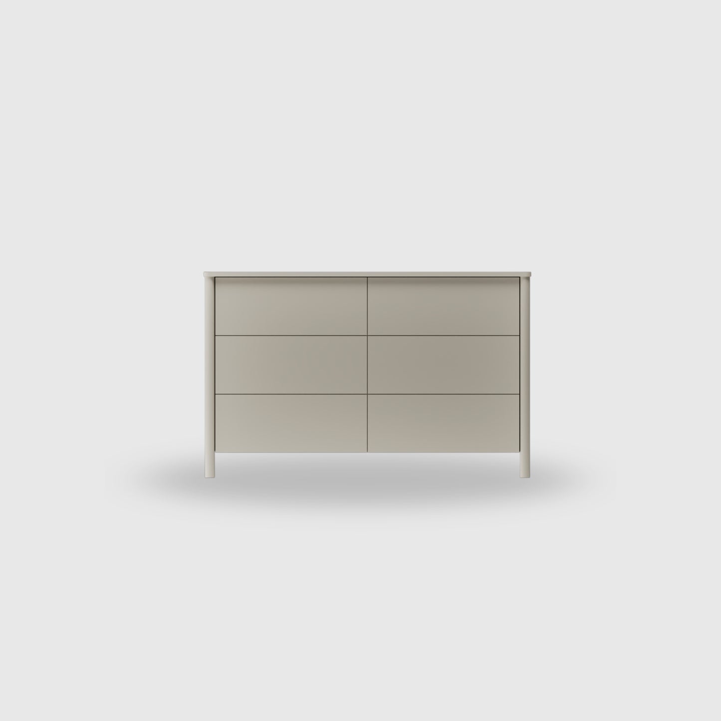 Doug 6 Drawer Lowboy - Colour