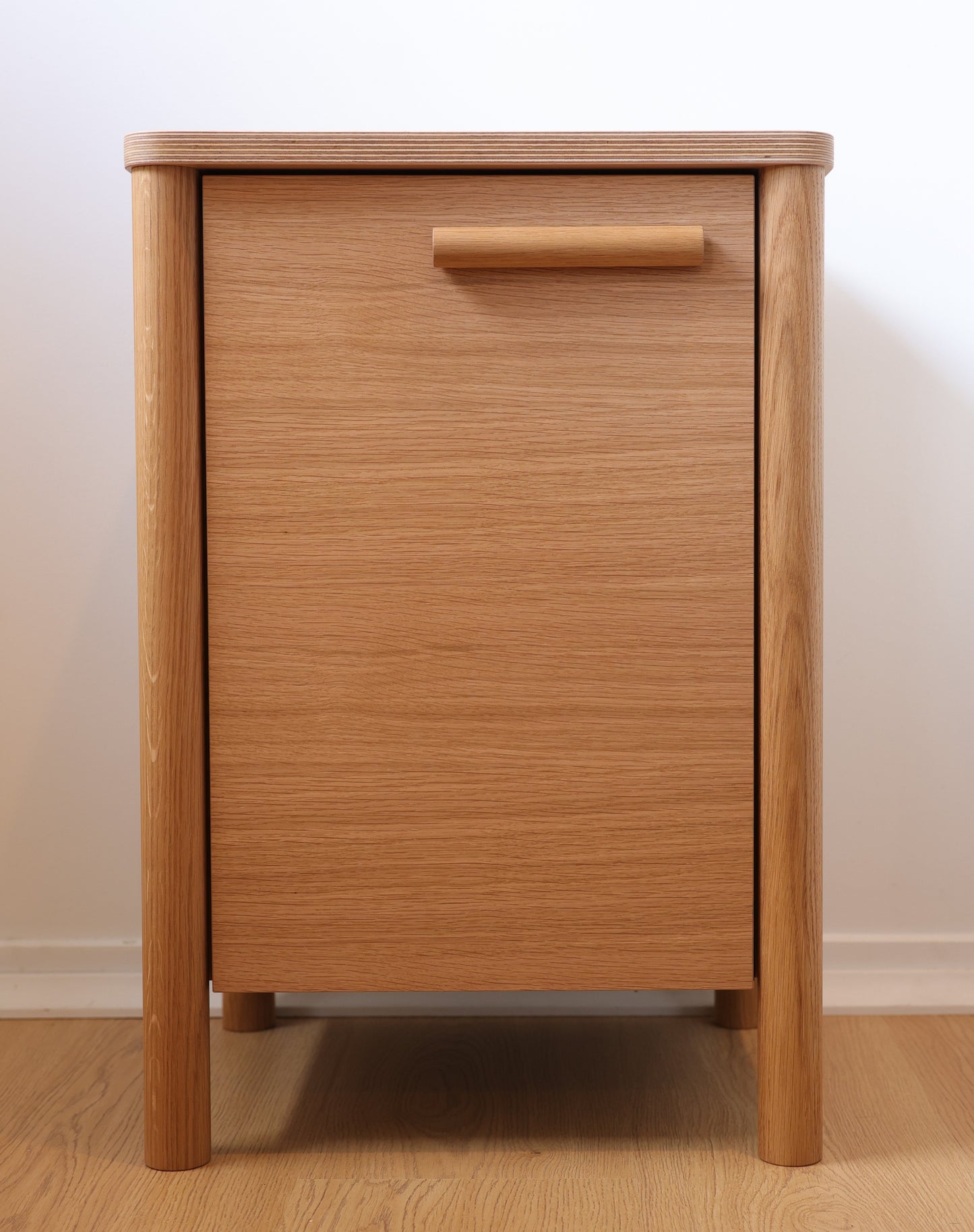 Doug 1 Door Bedside - Timber