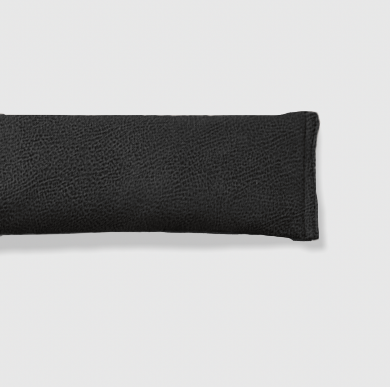 Draught Stopper - Black Leather