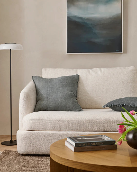 Cassia Cushion - Steel