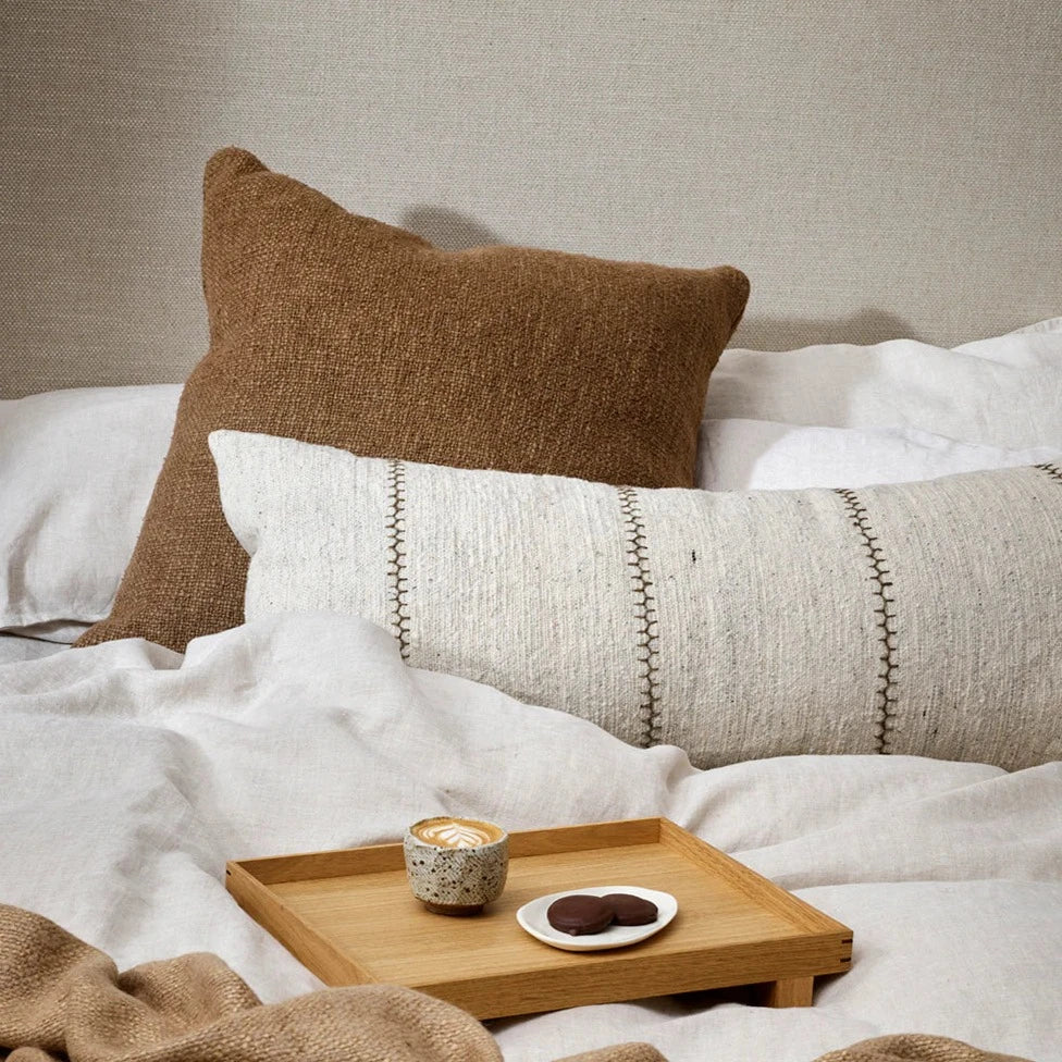 Cyprian Euro Cushion - Cocoa