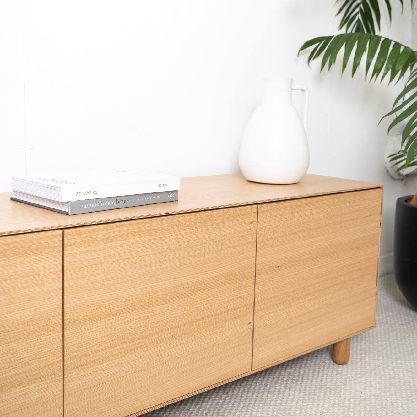 Slim 3 Door TV Unit