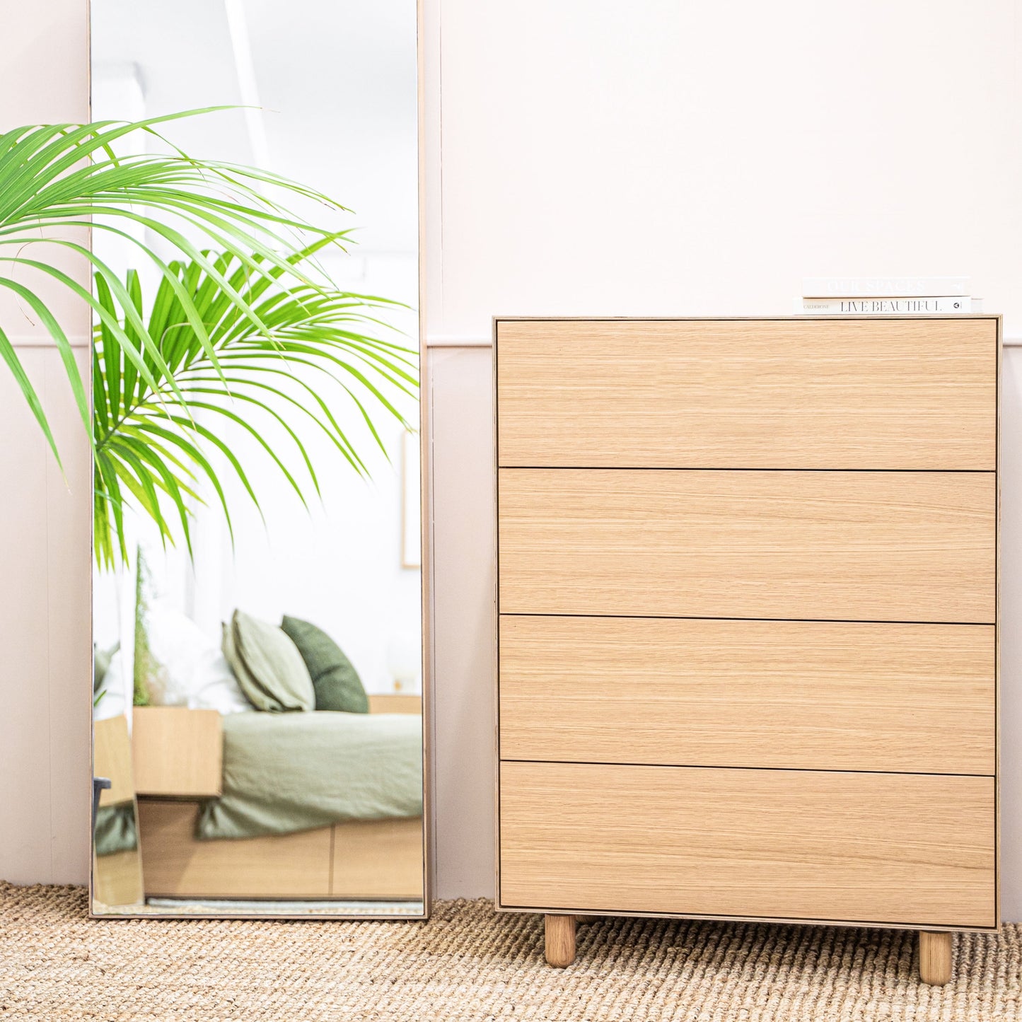 Slim 4 Drawer Tallboy