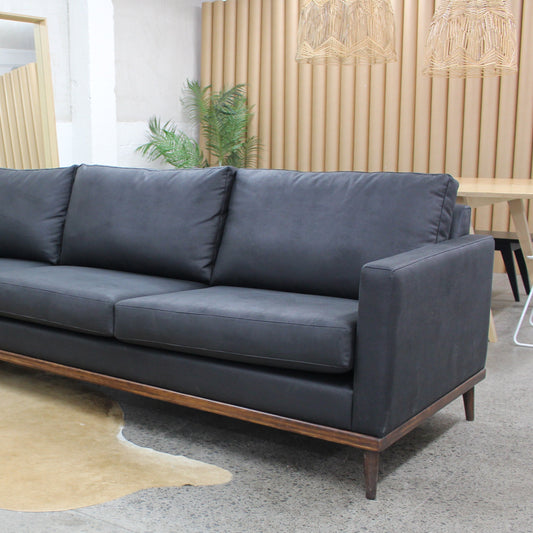 Franses Vegan Leather Sofa - 4 Seater