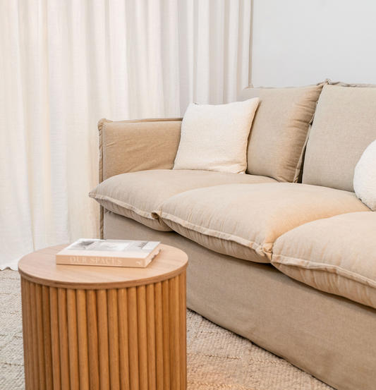 Byron Slip Cover Sofa - Corner (Modular) - Chambray