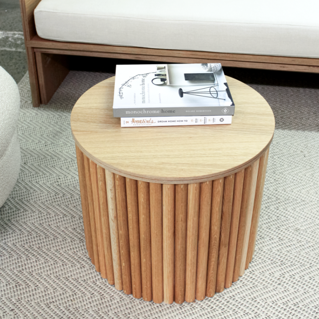 Bloom Coffee Table - Black Oak
