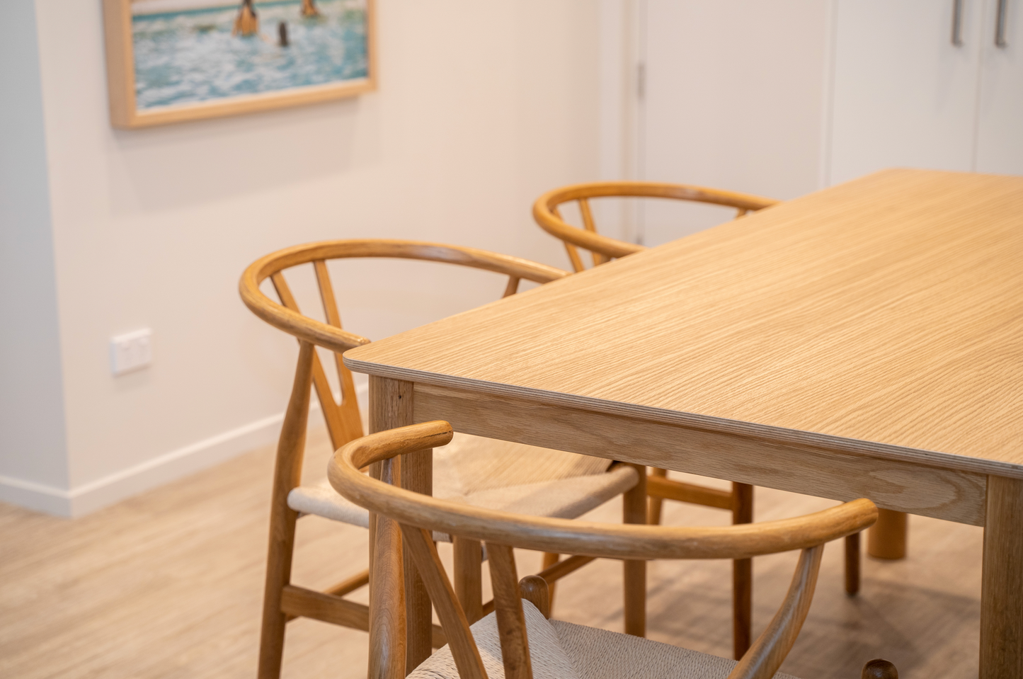 Doug Dining Table - Black Oak
