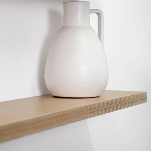 Floating Shelf - Black Oak