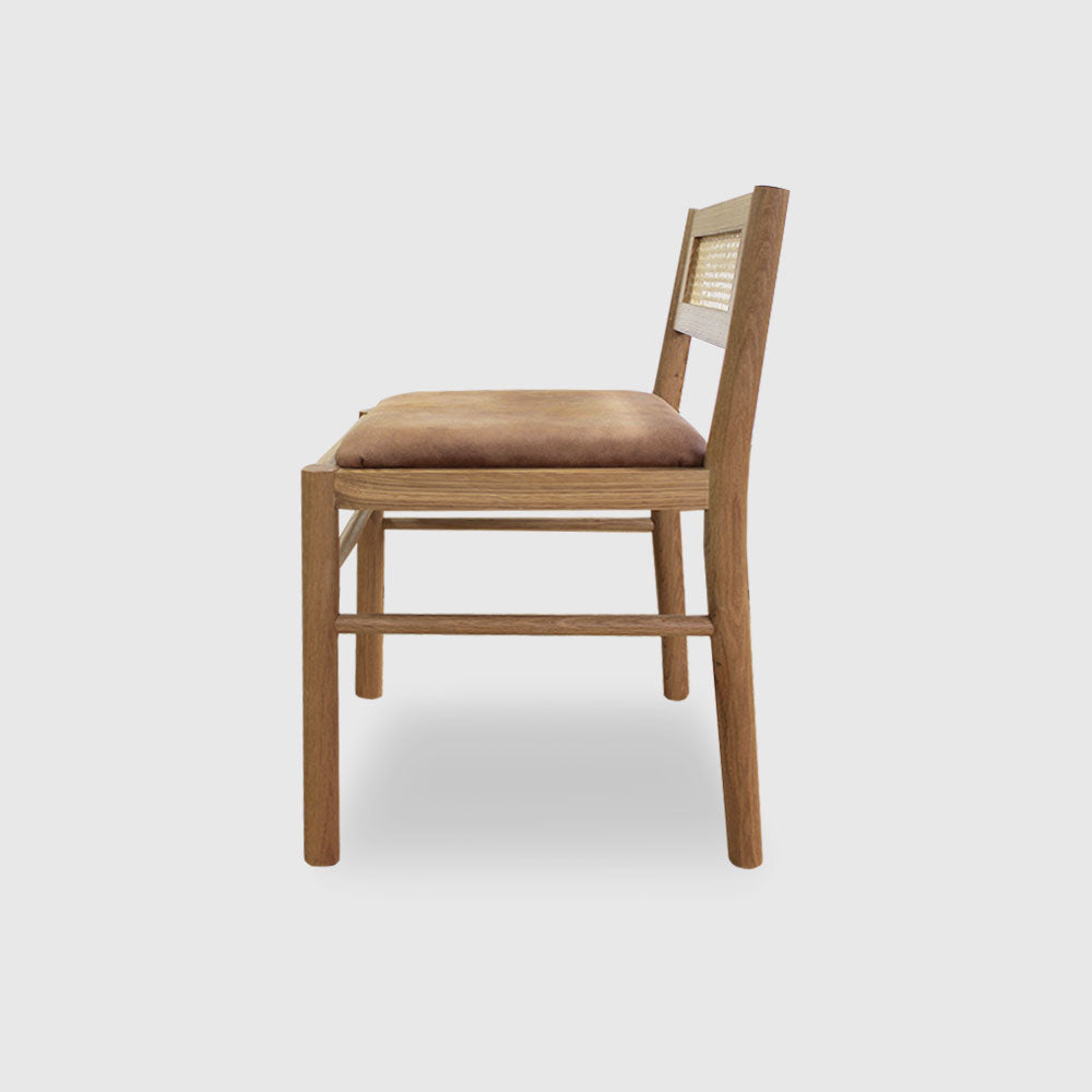 Oak Rattan Chair