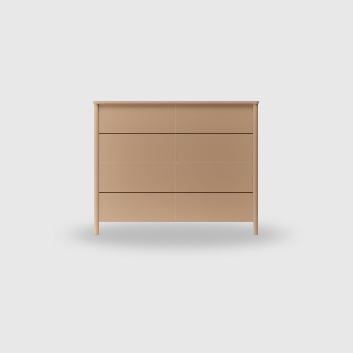 Doug 8 Drawer Lowboy - Colour