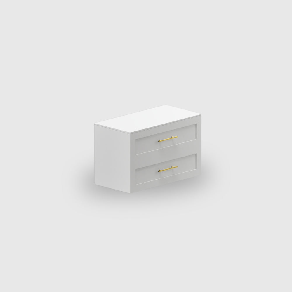 Furbelo 2 Drawer Stacked Vanity