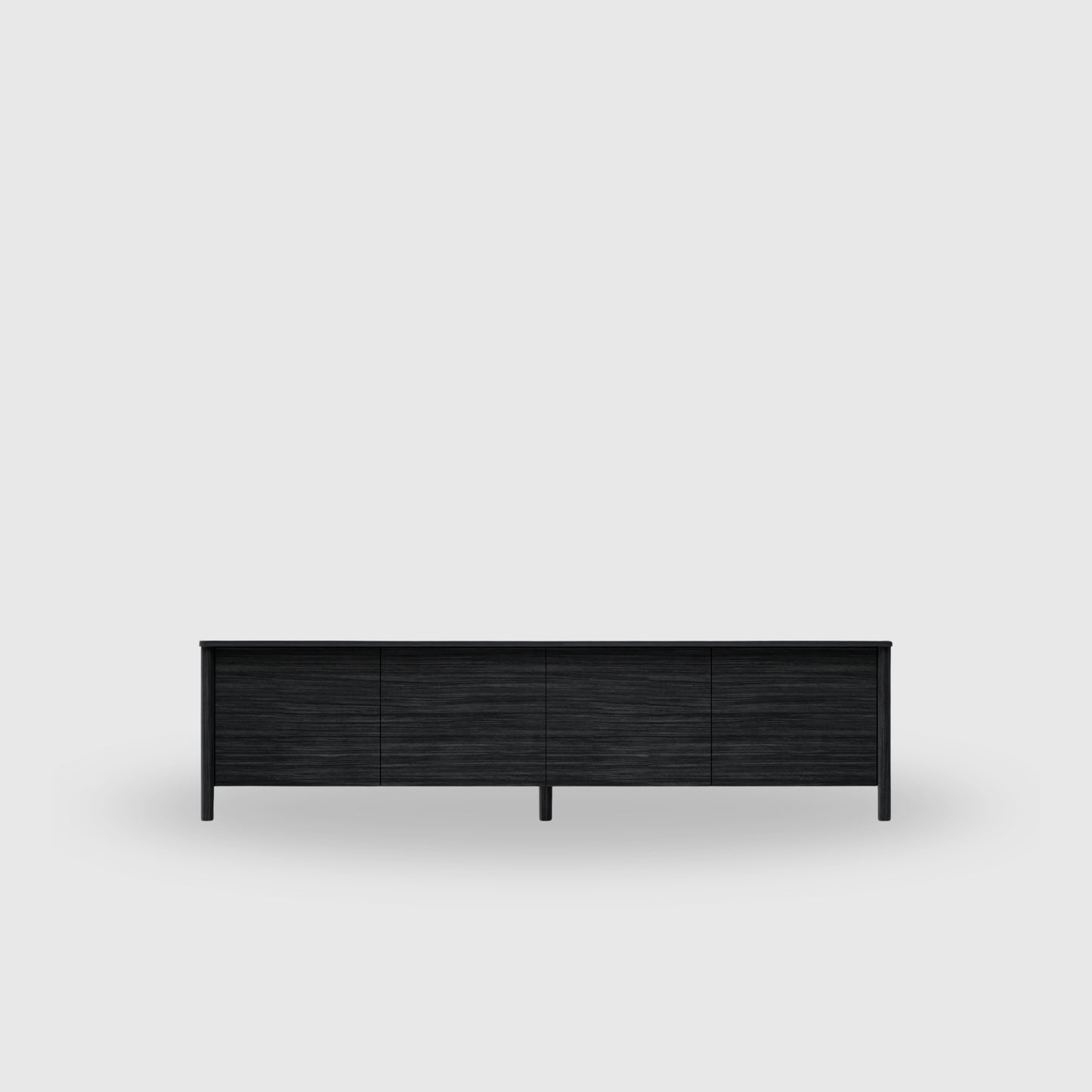 Doug 4 Door TV Unit - Timber
