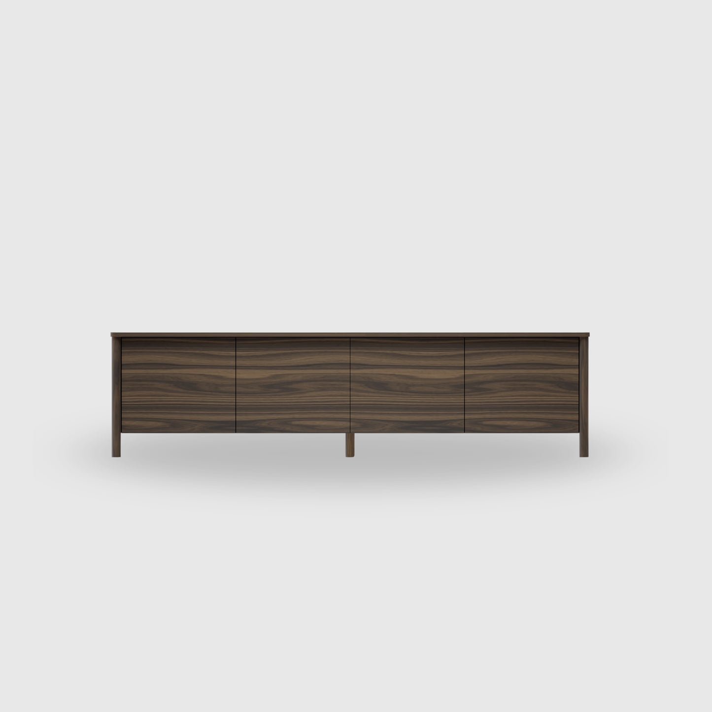 Doug 4 Door TV Unit - Timber
