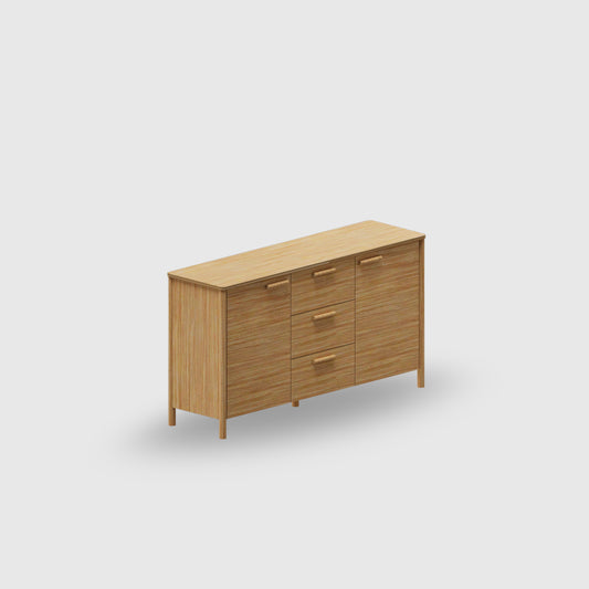 Doug 3 Bay Buffet - Timber
