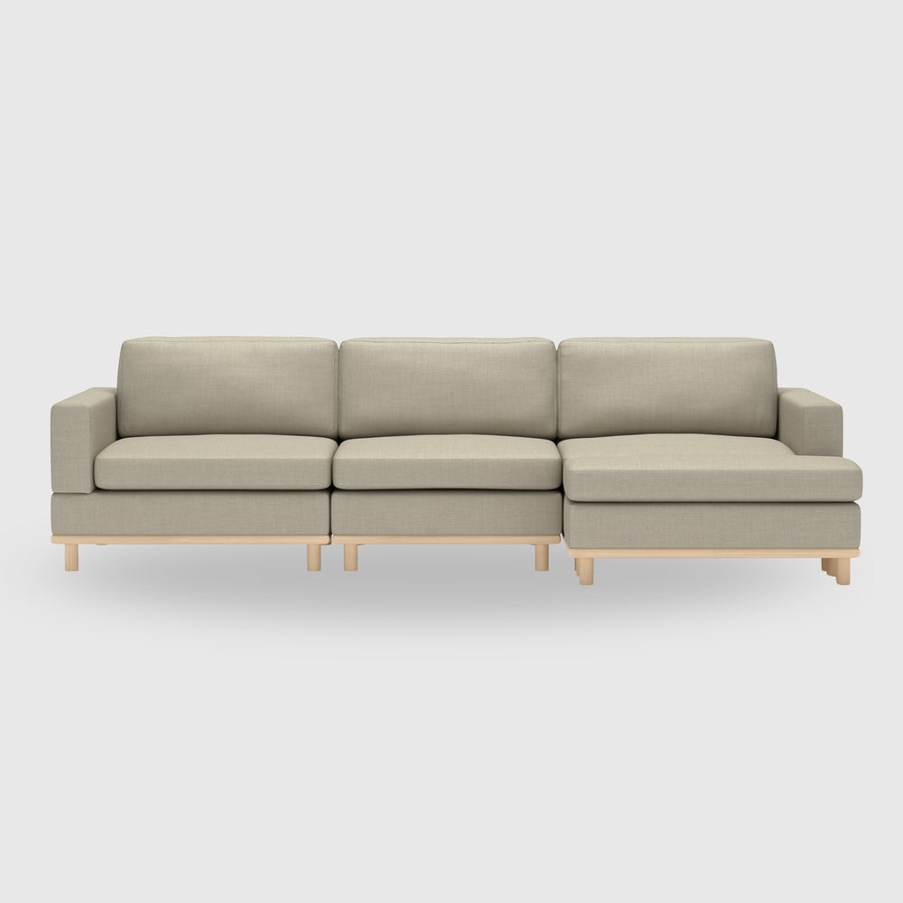 Doug Sofa - Modular 4 Seater Ottoman - Keystone