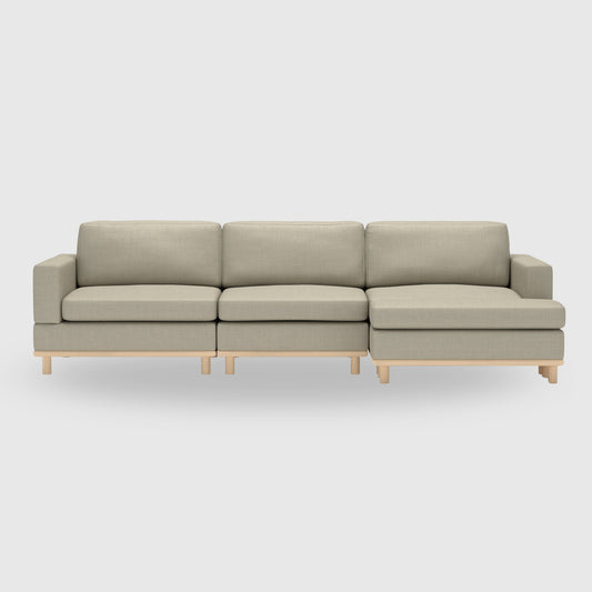 Doug Sofa - Modular 4 Seater Ottoman - Keystone