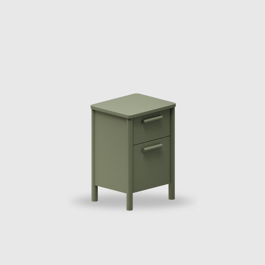 Doug 2 Drawer Bedside - Colour