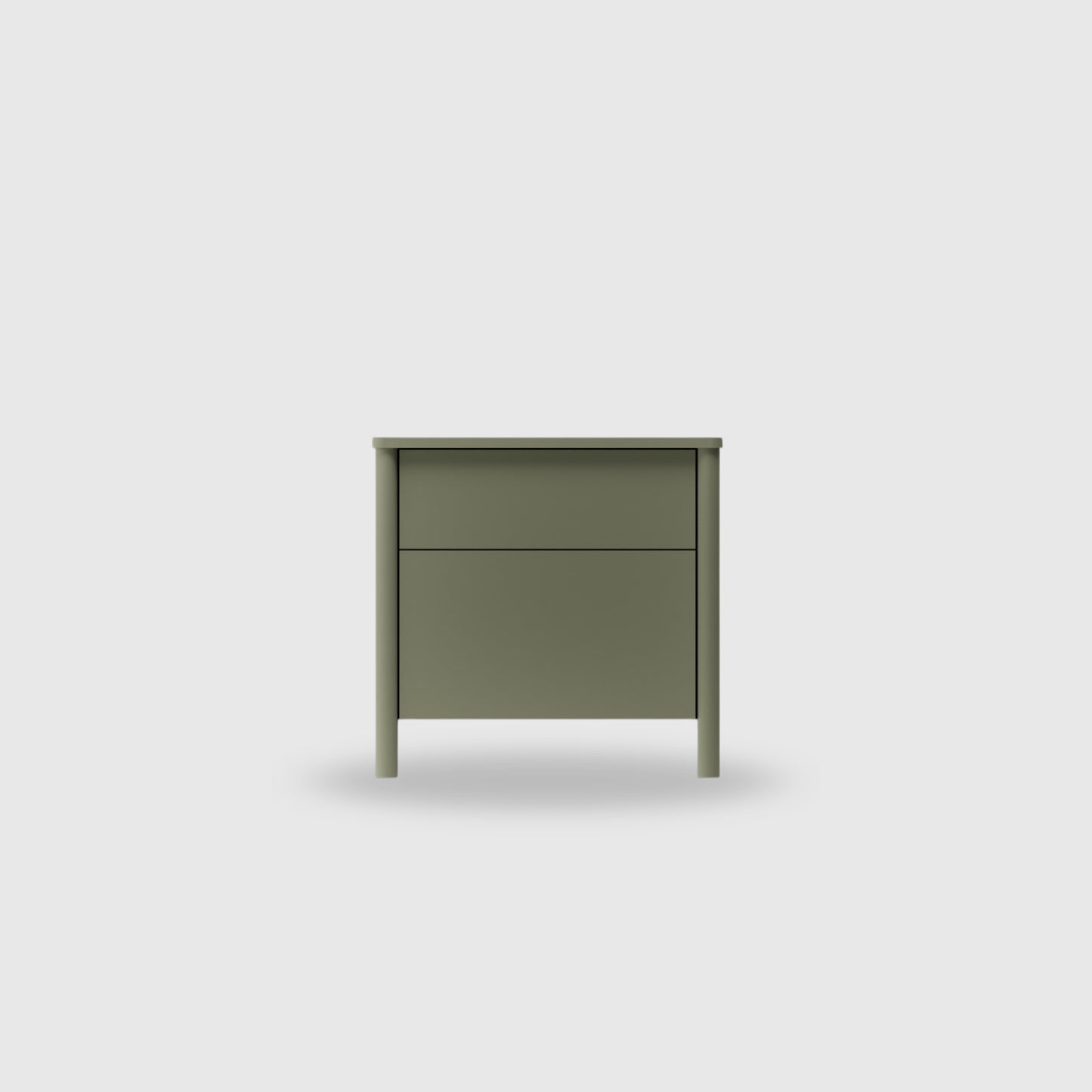 Doug 2 Drawer Bedside - Colour