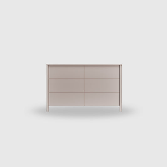 Doug 6 Drawer Lowboy - Colour