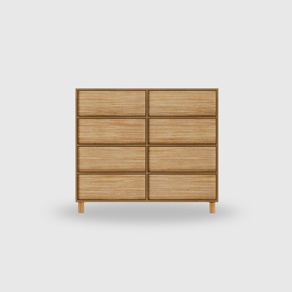 Orlo 8 Drawer Lowboy