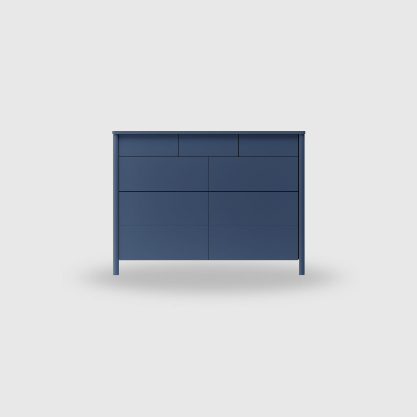 Doug 9 Drawer Lowboy - Colour