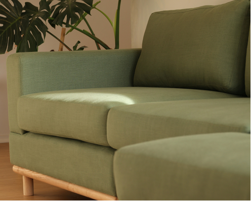 Doug Sofa - Modular 4 Seater Ottoman - Keystone