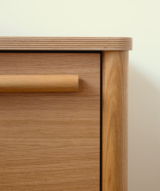 Doug 5 Drawer Tallboy - Timber