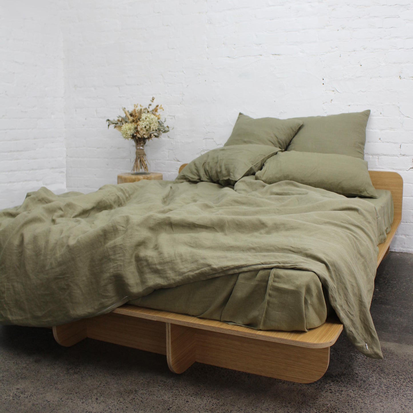 Mood Flat Timber Bed Base