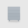 Slim 4 Drawer Tallboy - Colour