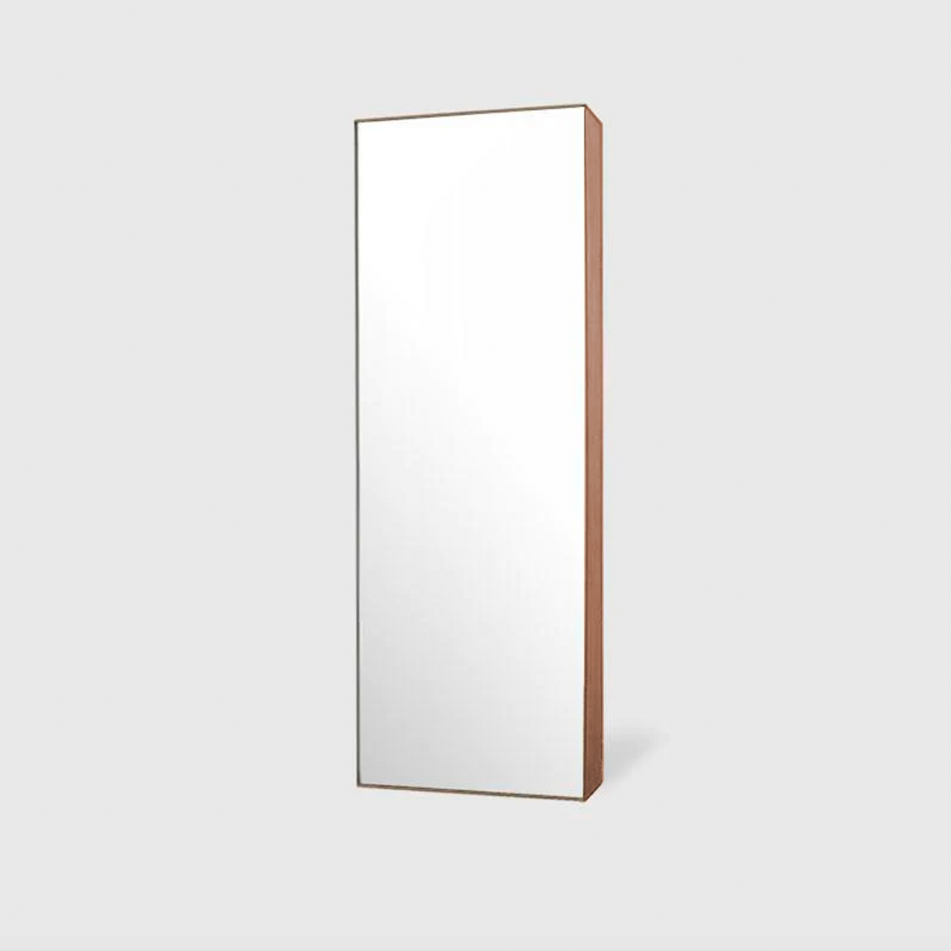 Slim Frame Mirror - 1700 x 600 - Smoked Oak
