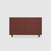 Slim 6 Drawer Lowboy - Colour