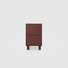 Slim 2 Drawer Bedside - Colour