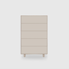 Slim 5 Drawer Tallboy - Colour