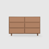 Forma 6 Drawer Lowboy - Colour