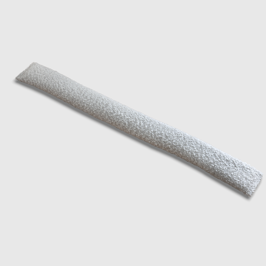 Draught Stopper - White Boucle