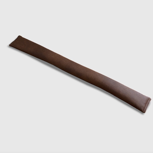 Draught Stopper - Brown Leather